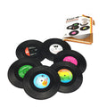 Vintage Vinyl Record Coasters