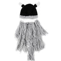 Knitted Viking Beard & Horned Hat Beanie