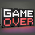 GAME OVER Pixel Light Up Sign